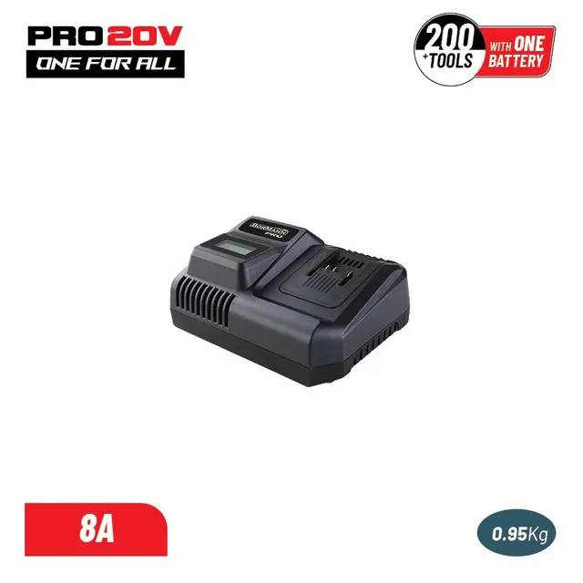 Bormann Pro caricabatterie rapido 20V 8A Li-Ion