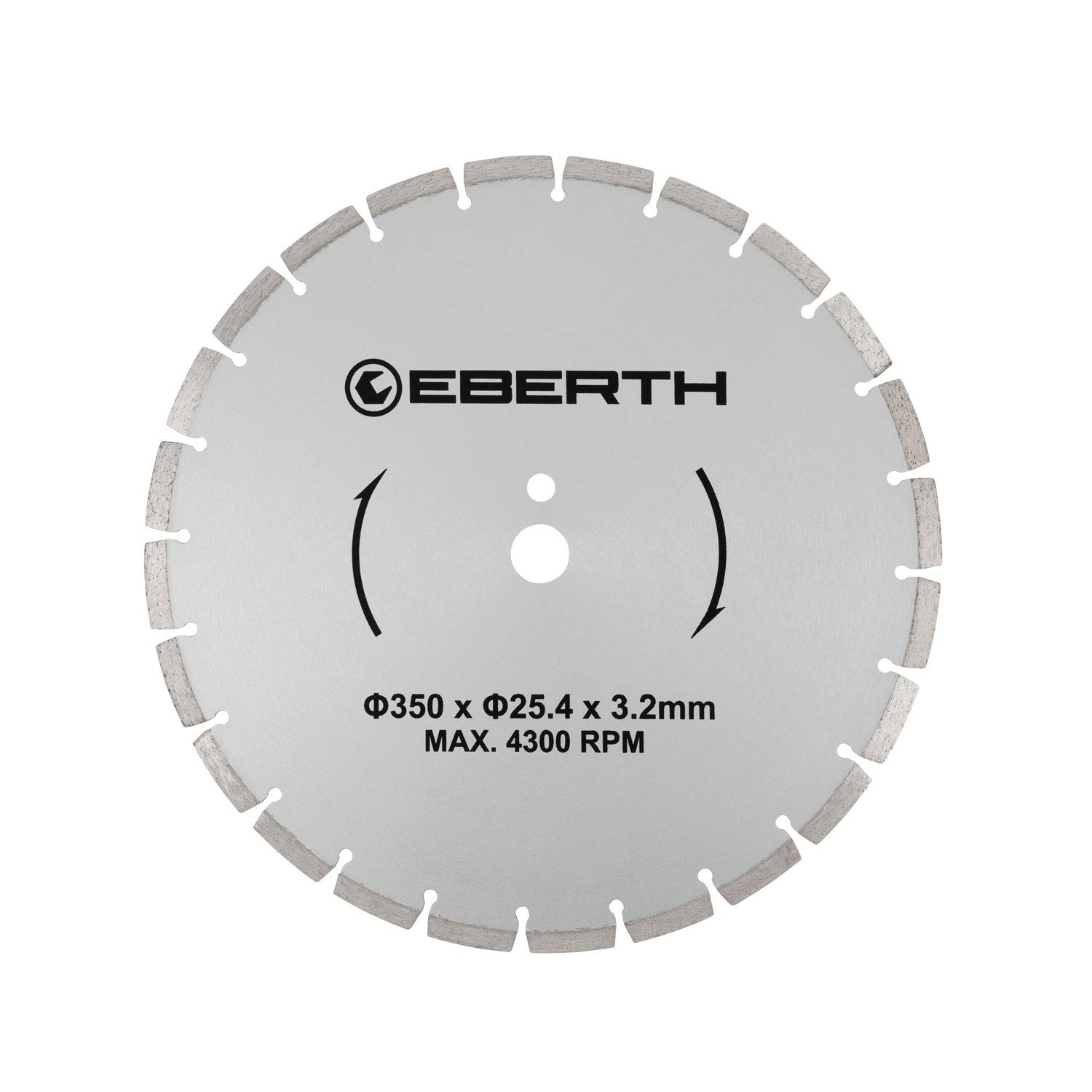 EBERTH Disco diamantato 800x25,4x4,6 mm per pietra