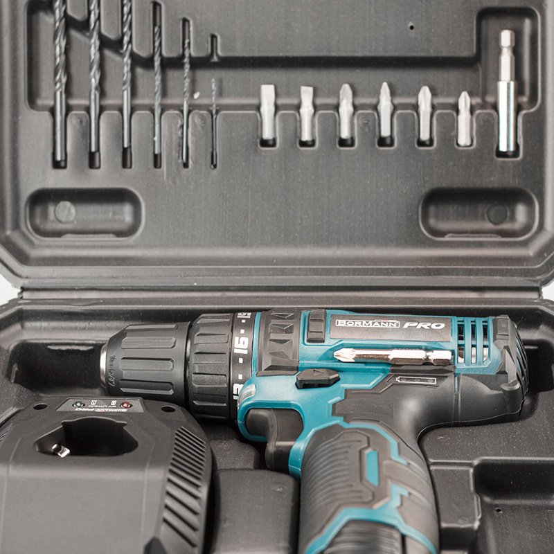 Bormann Pro trapano avvitatore 12V 25Nm con valigetta