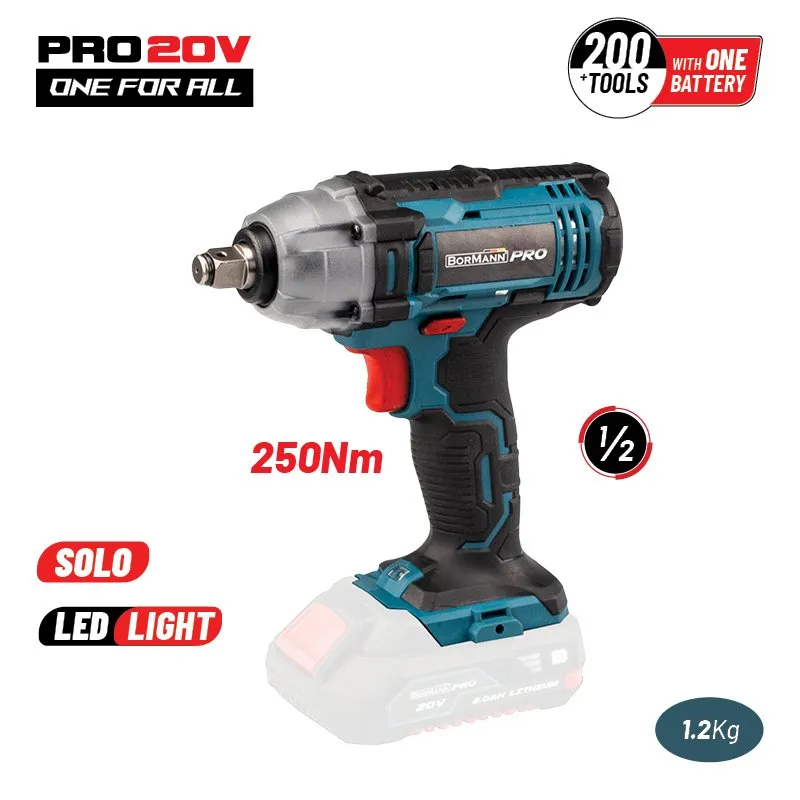 Bormann Pro Avvitatore a Impulsi 20V Solo alta coppia