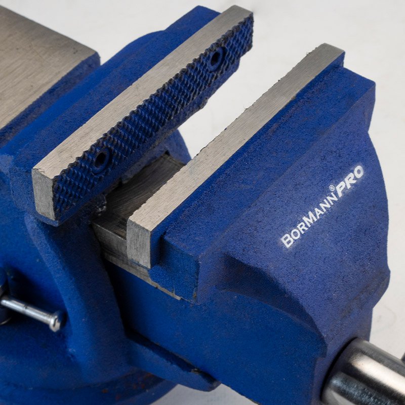 Bormann Pro morsa da banco ghisa 6" base girevole
