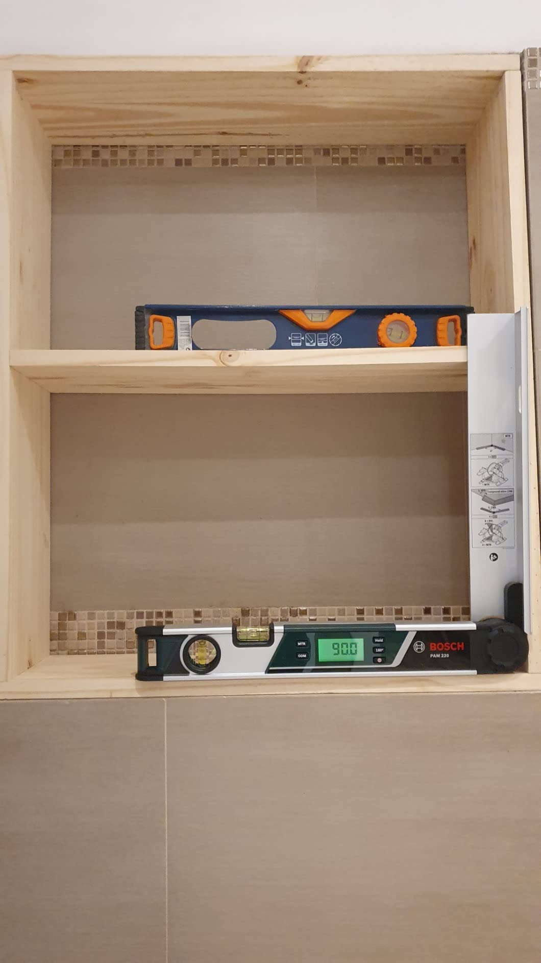 Bosch PAM 220 goniometro digitale 0-220° prolunga 40 cm