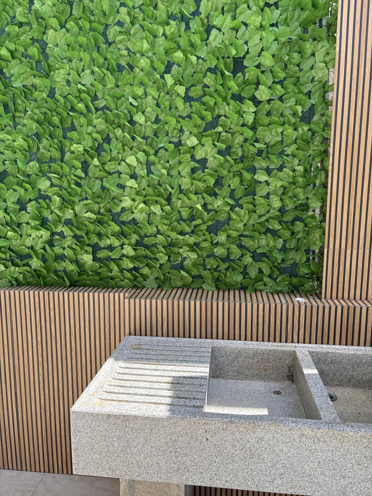 Wiltec Siepe artificiale edera 300x150 cm frangivista