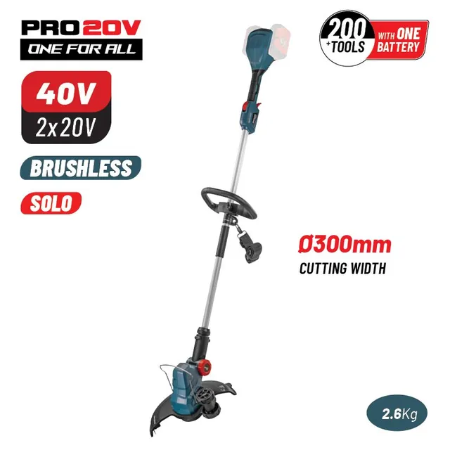 Bormann decespugliatore a batteria 40V filo 30cm solo corpo