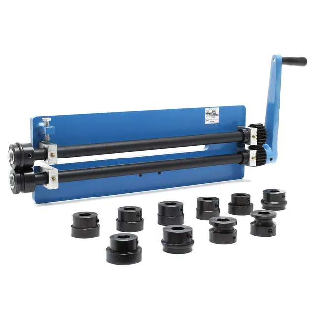 Wiltec bordatrice manuale lamiera 1,2 mm con 6 matrici