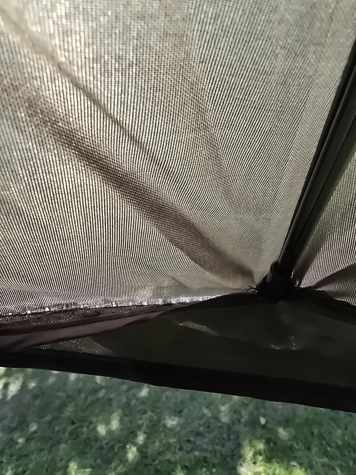 Wiltec Ombrellone da Pesca 250 cm con Tenda e Finestre