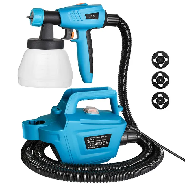 Tilswall Pistola a Spruzzo HVLP 800W 3 Ugelli 1200ml/min