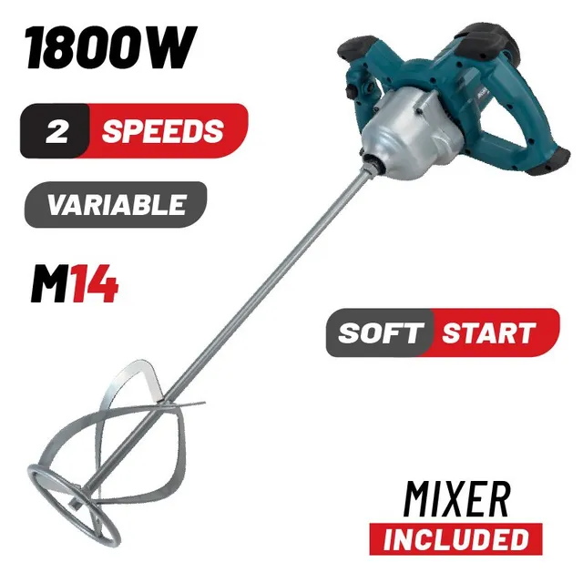 Bormann Pro mescolatore elettrico 1800W M14 2 velocità