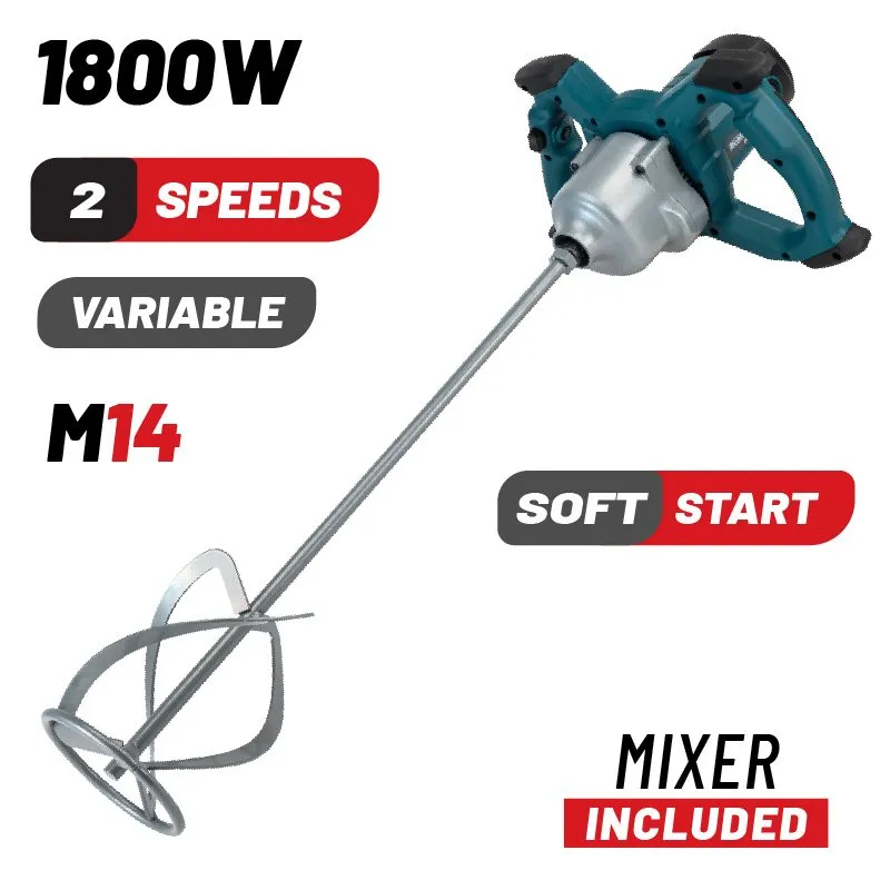 Bormann Pro mescolatore elettrico 1800W M14 2 velocità