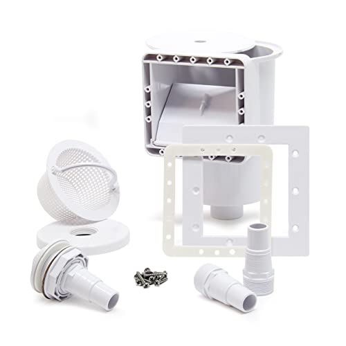Wiltec Skimmer fisso piscina con cestello e bocchetta