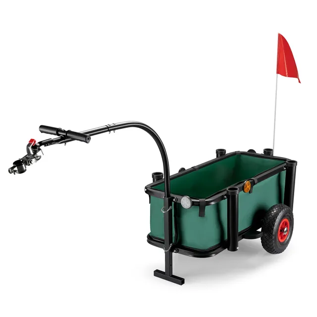 Wiltec Carrello da Pesca 50 kg 60 Litri con Ruote Pneumatiche
