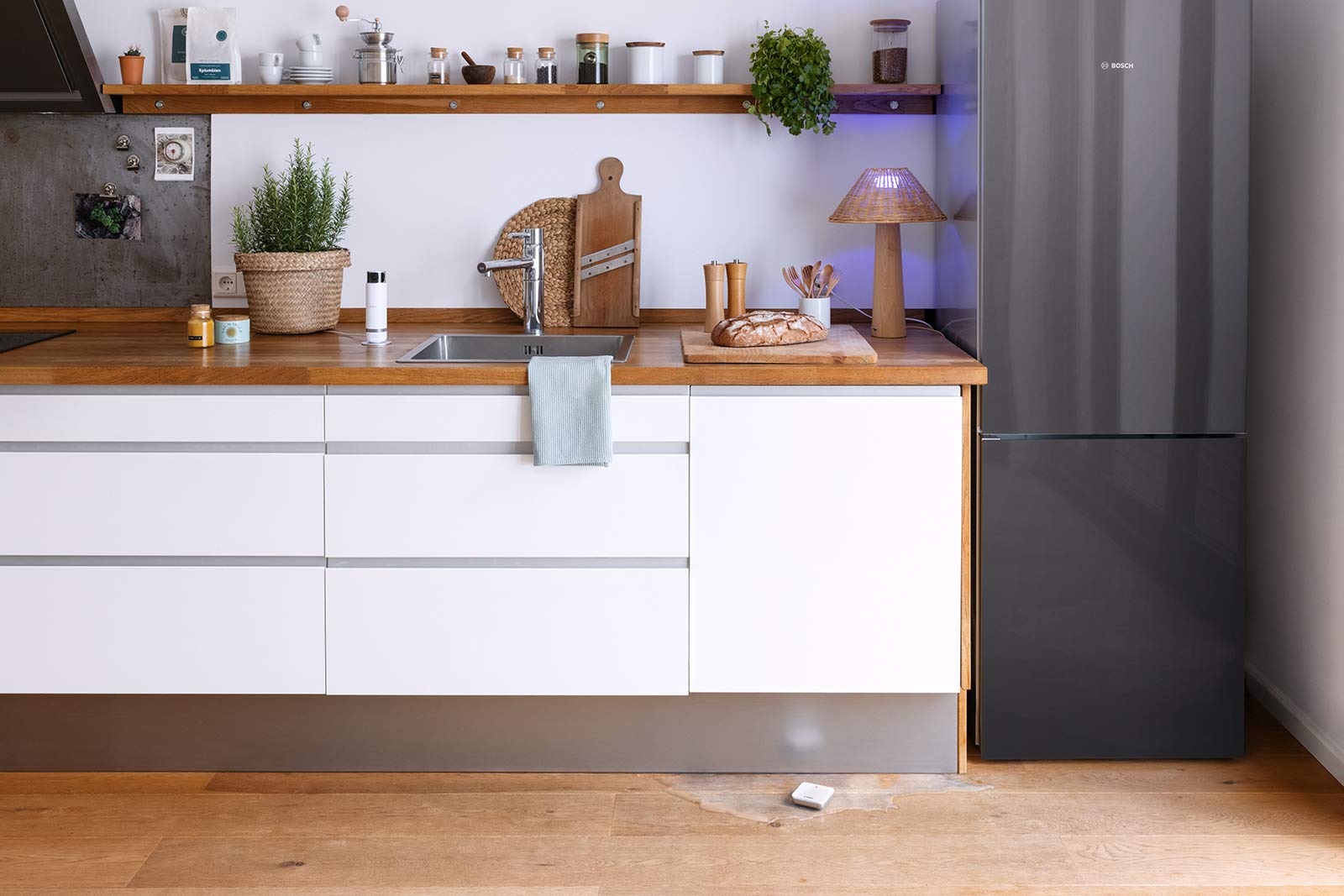 Bosch Smart Home 8750001345 Rilevatore Perdite Acqua Pacchetto