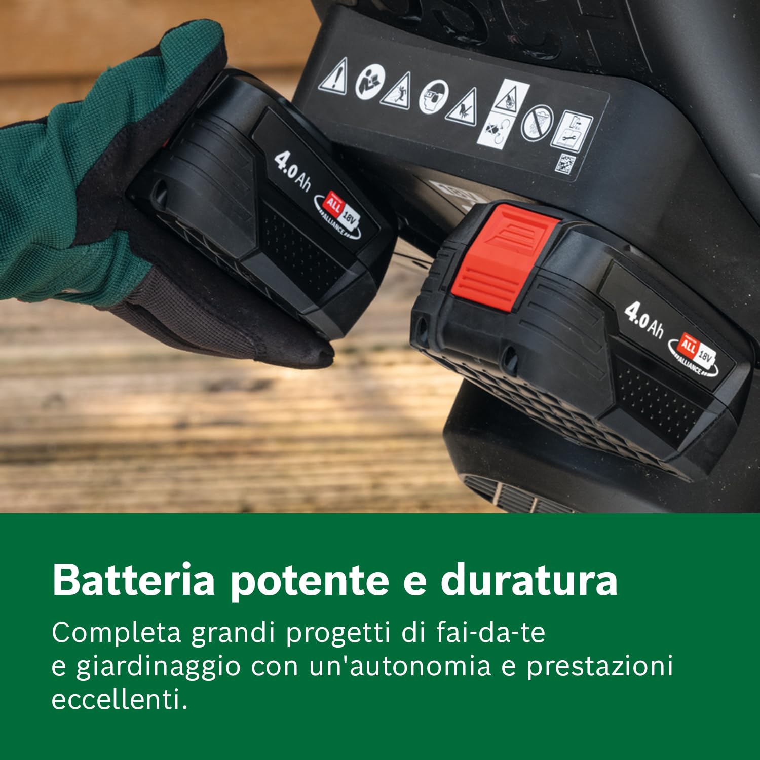 Bosch Starter Set 18V batteria 4,0Ah caricabatteria