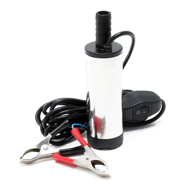 Wiltec pompa 12 V acqua diesel 12 l/min bianca a immersione