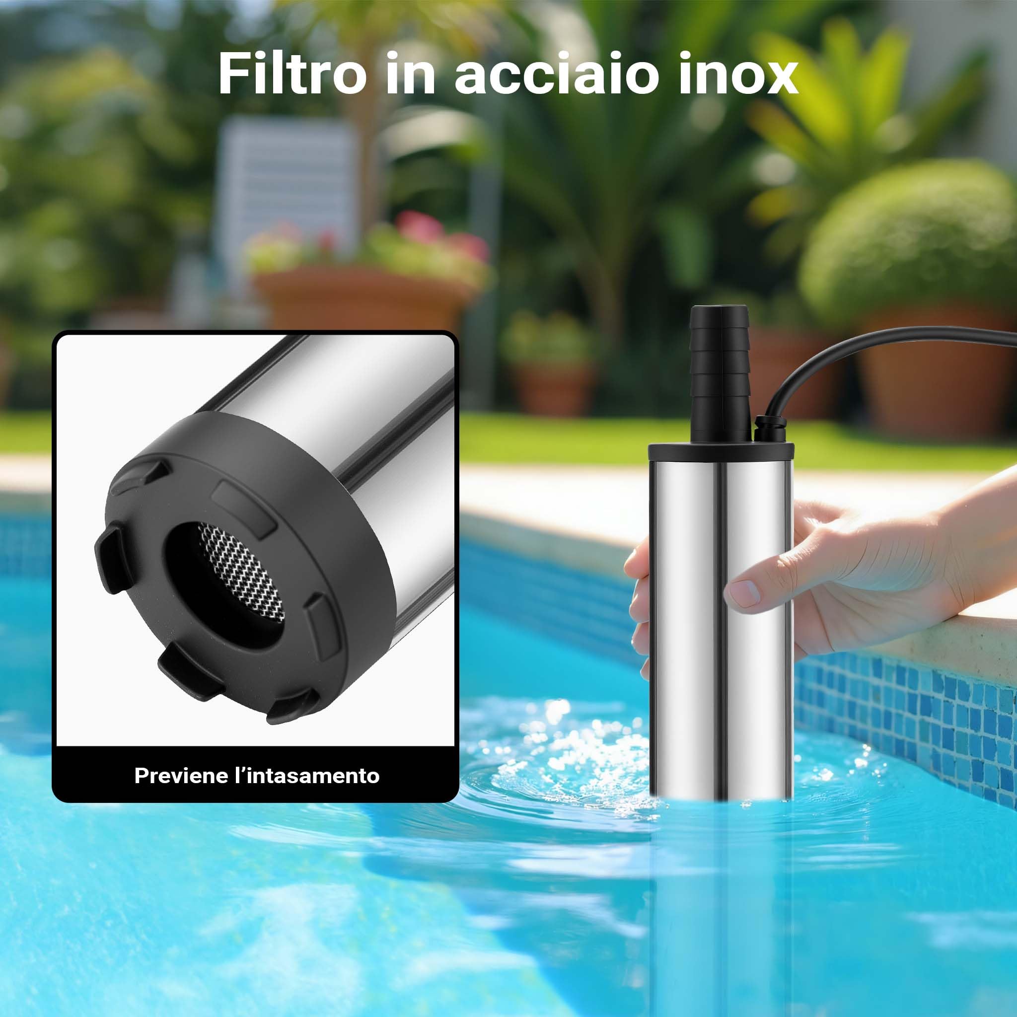 Wiltec Pompa 12V Acqua Diesel 12-15 l/min 16 mm