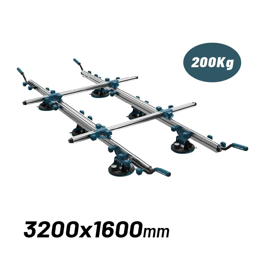 Bormann sistema posa lastre 200kg 6 ventose 3200mm