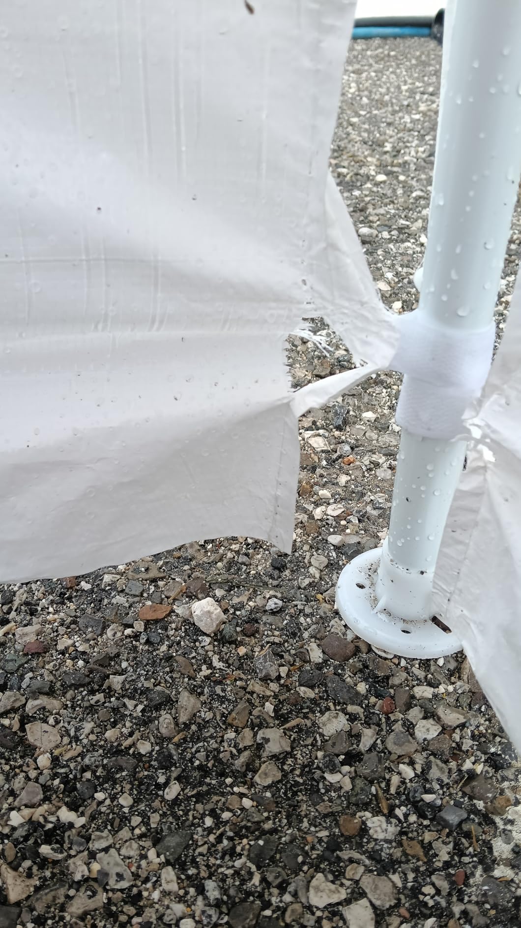 Wiltec Gazebo Blu 3x3m con Pareti Laterali Protezione UV50+