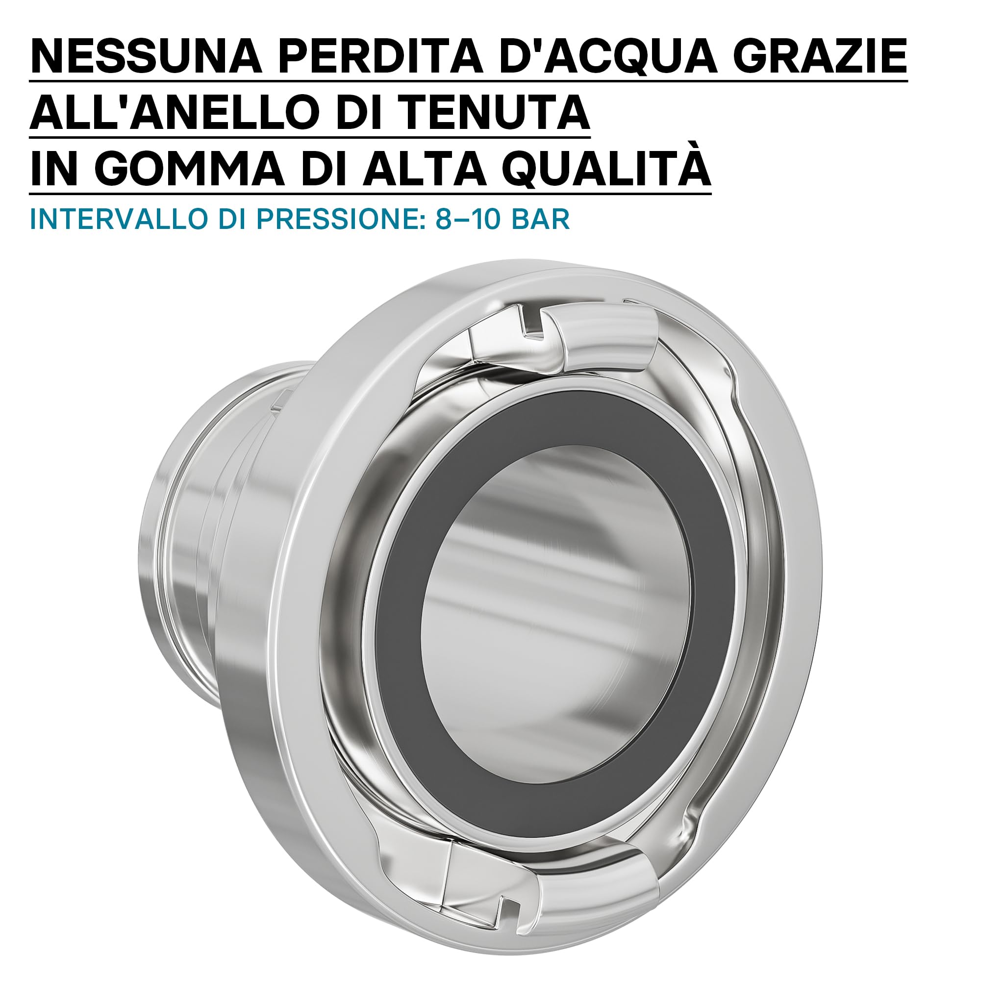 Wiltec Raccordo Storz B 75 mm tubo alluminio