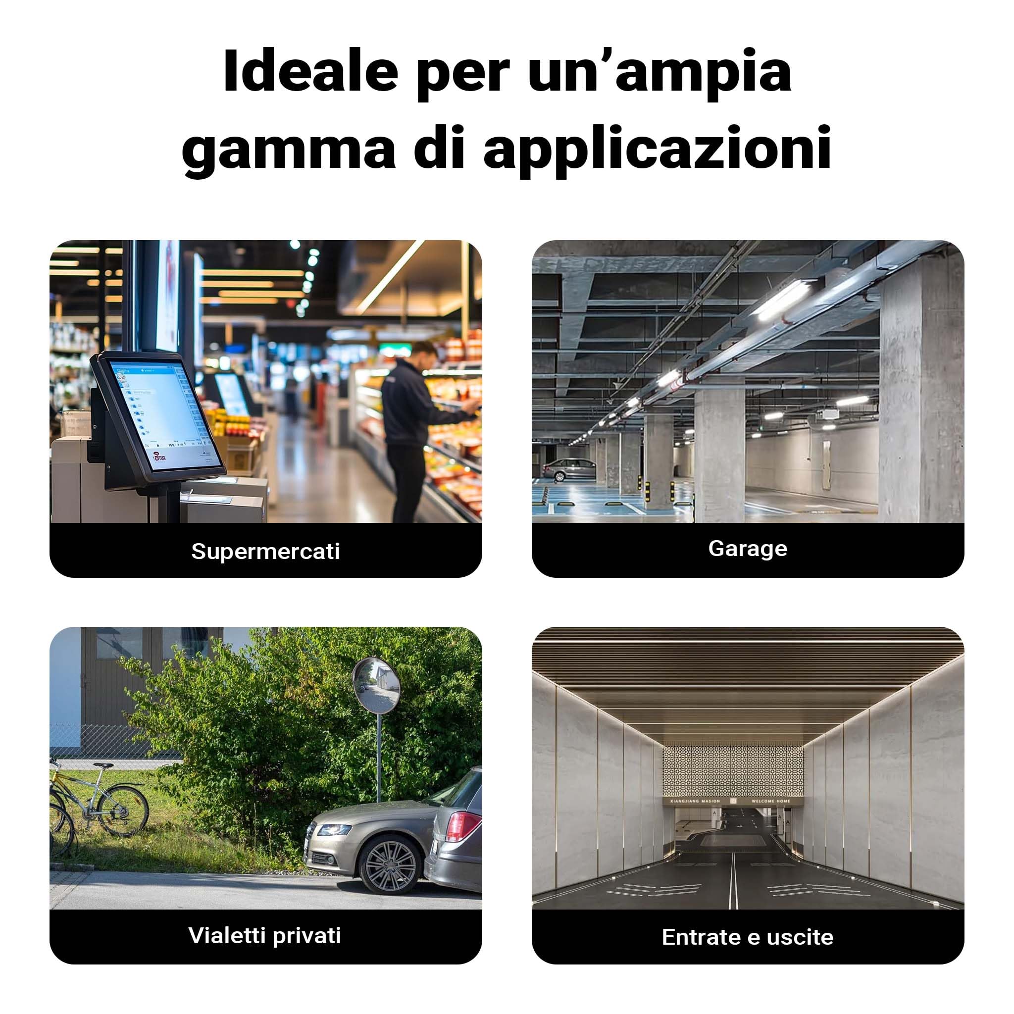 Wiltec Specchio Stradale Convesso 30 cm 160° Esterno