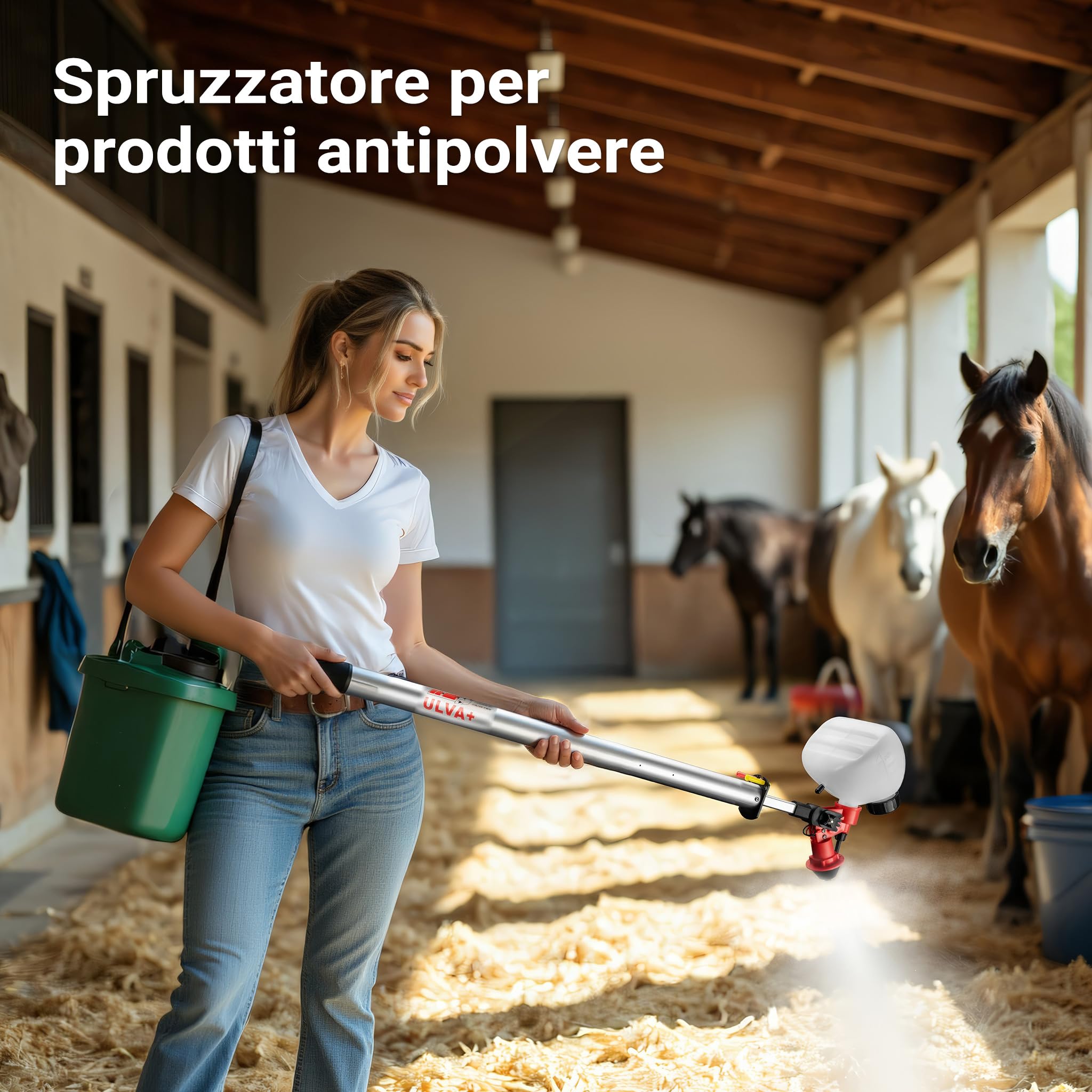 Wiltec Spruzzatore Batteria MicroULV+ Nebulizzatore Scuderia 3 Ugelli