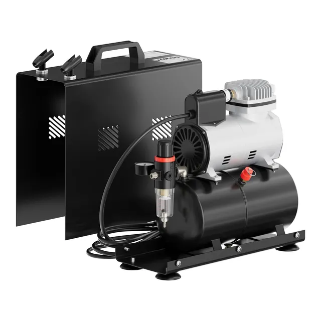 Wiltec AF186A Compressore Aerografo Monocilindrico 4 Bar