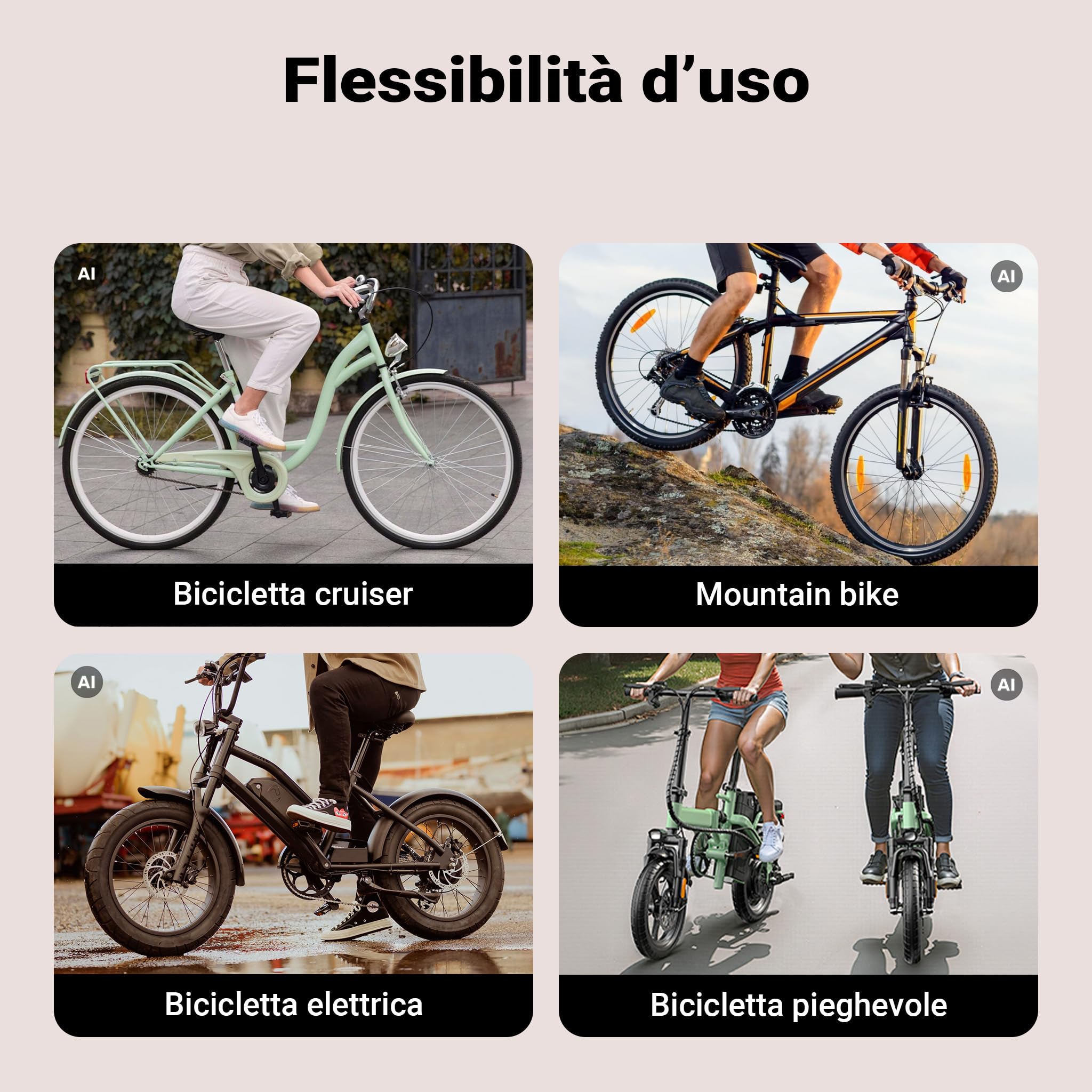 Wiltec cestino bici anteriore in acciaio nero removibile