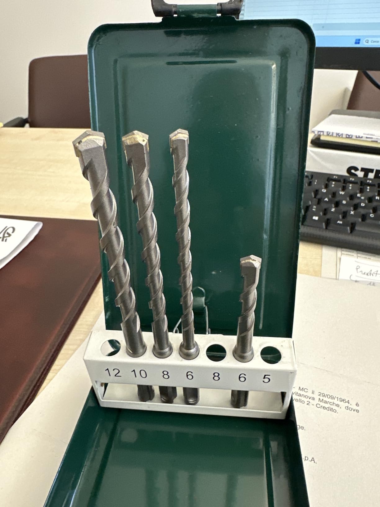Bosch 2609255543 set 7 punte SDS-Plus 5-12 mm calcestruzzo