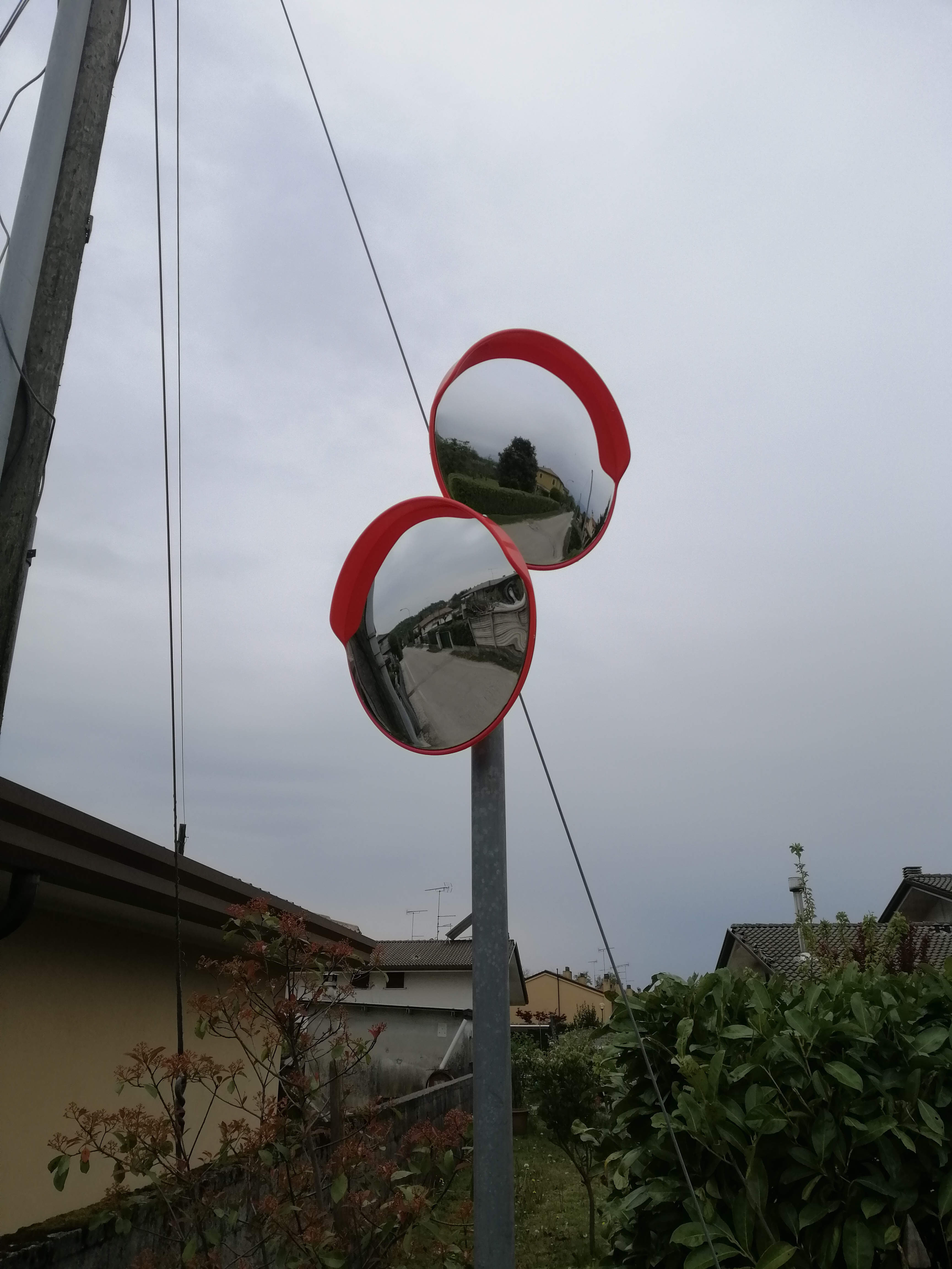 Wiltec Specchio Parabolico Traffico 45 cm Policarbonato