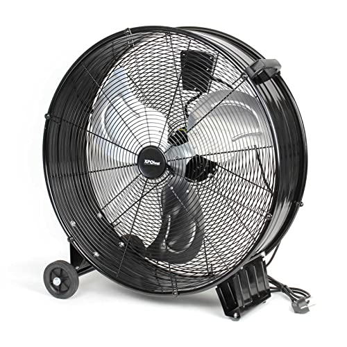 Wiltec Ventilatore industriale 60 cm 180 W 3 velocità