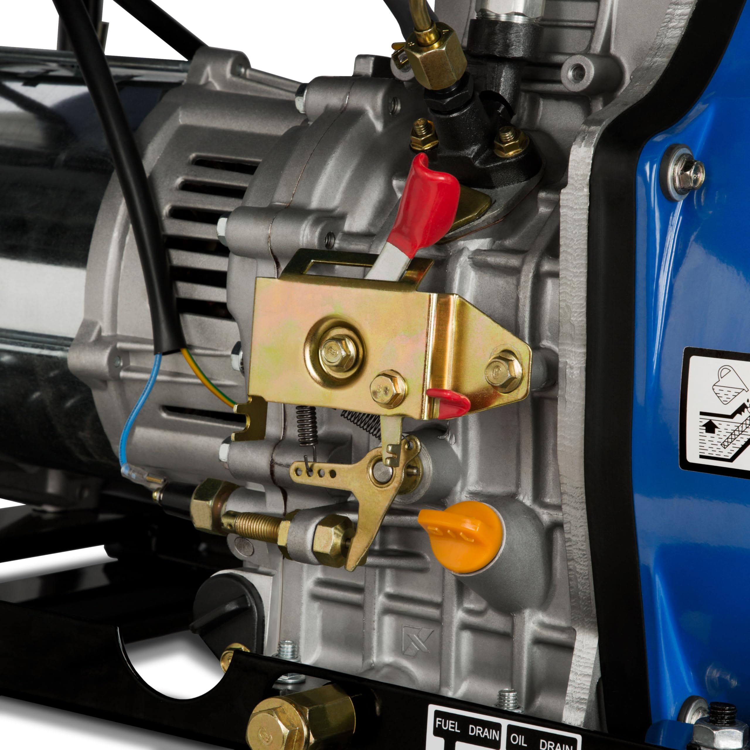 EBERTH Generatore Diesel 5000W Avviamento Elettrico