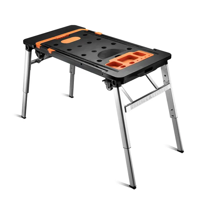 Wiltec Banco lavoro pieghevole 7 in 1 108,5 cm fino a 250 kg