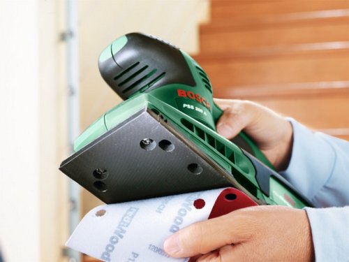 Bosch PSS 200 A Levigatrice Orbitale con Valigetta
