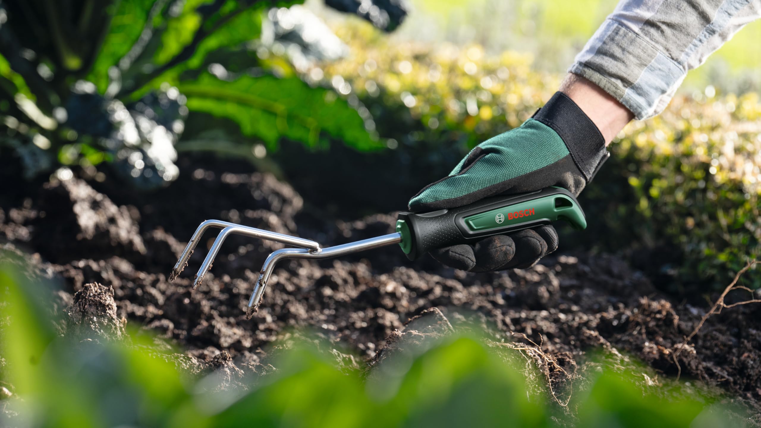 Bosch Coltivatore Manuale da Giardino Ergonomico