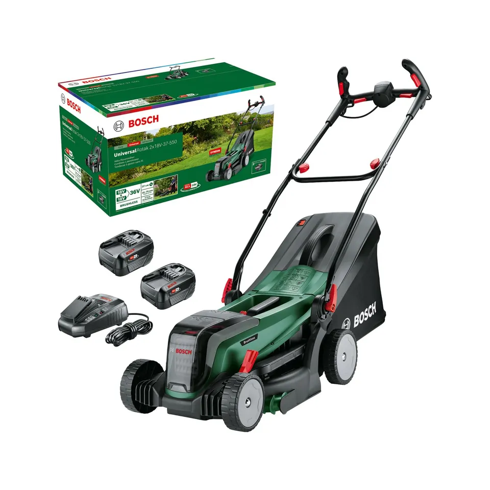 Bosch UniversalRotak 2x18V-37-550 tagliaerba batteria 2x4,0 Ah