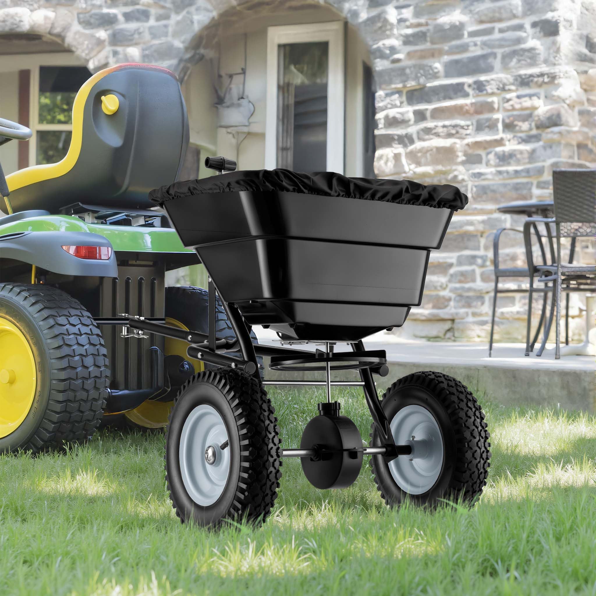 Wiltec GT1507 Carrello Spandiconcime Trainato 29L