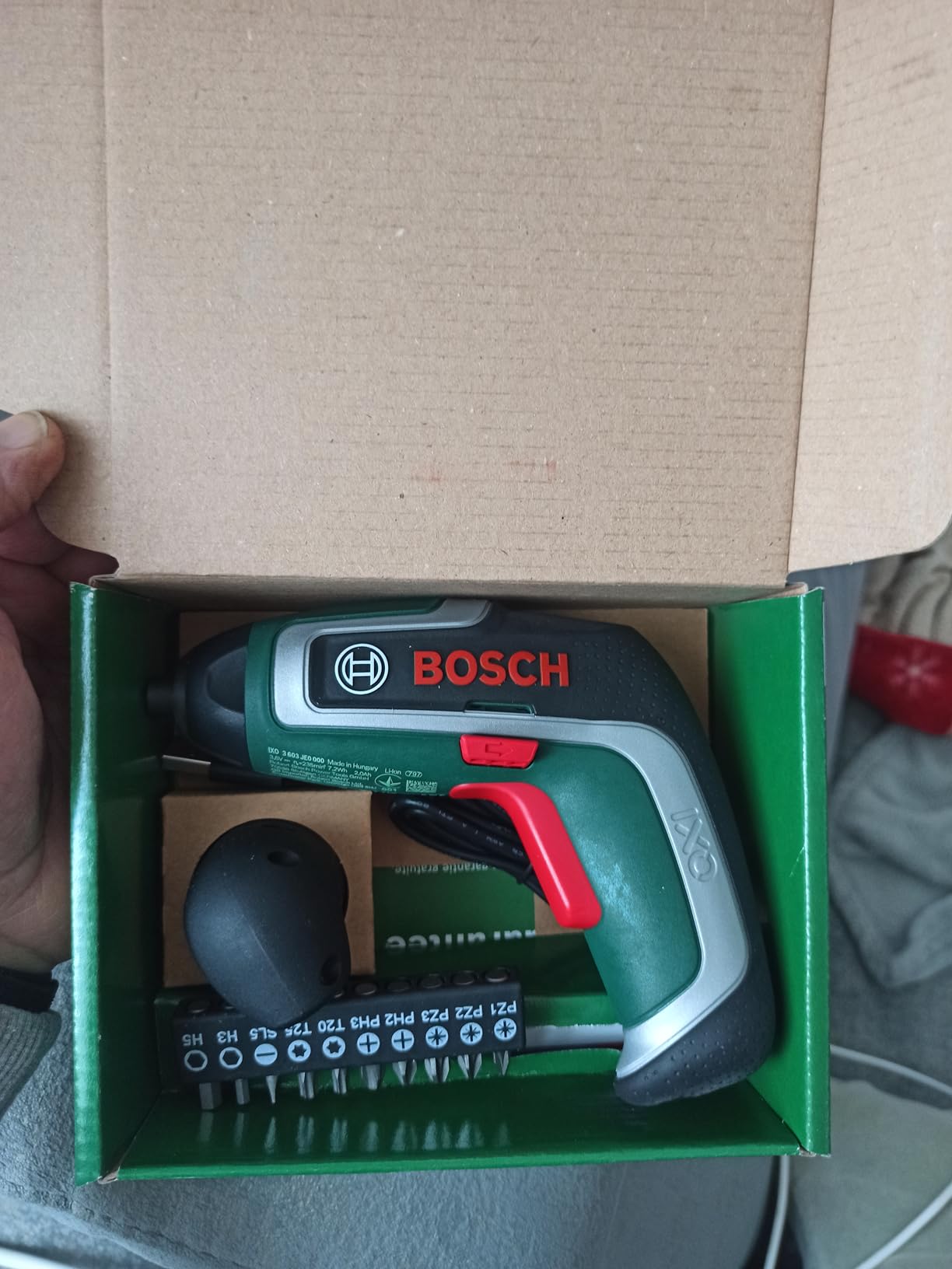 Bosch IXO 7 cacciavite batteria 3,6V set Esclusivo angolare