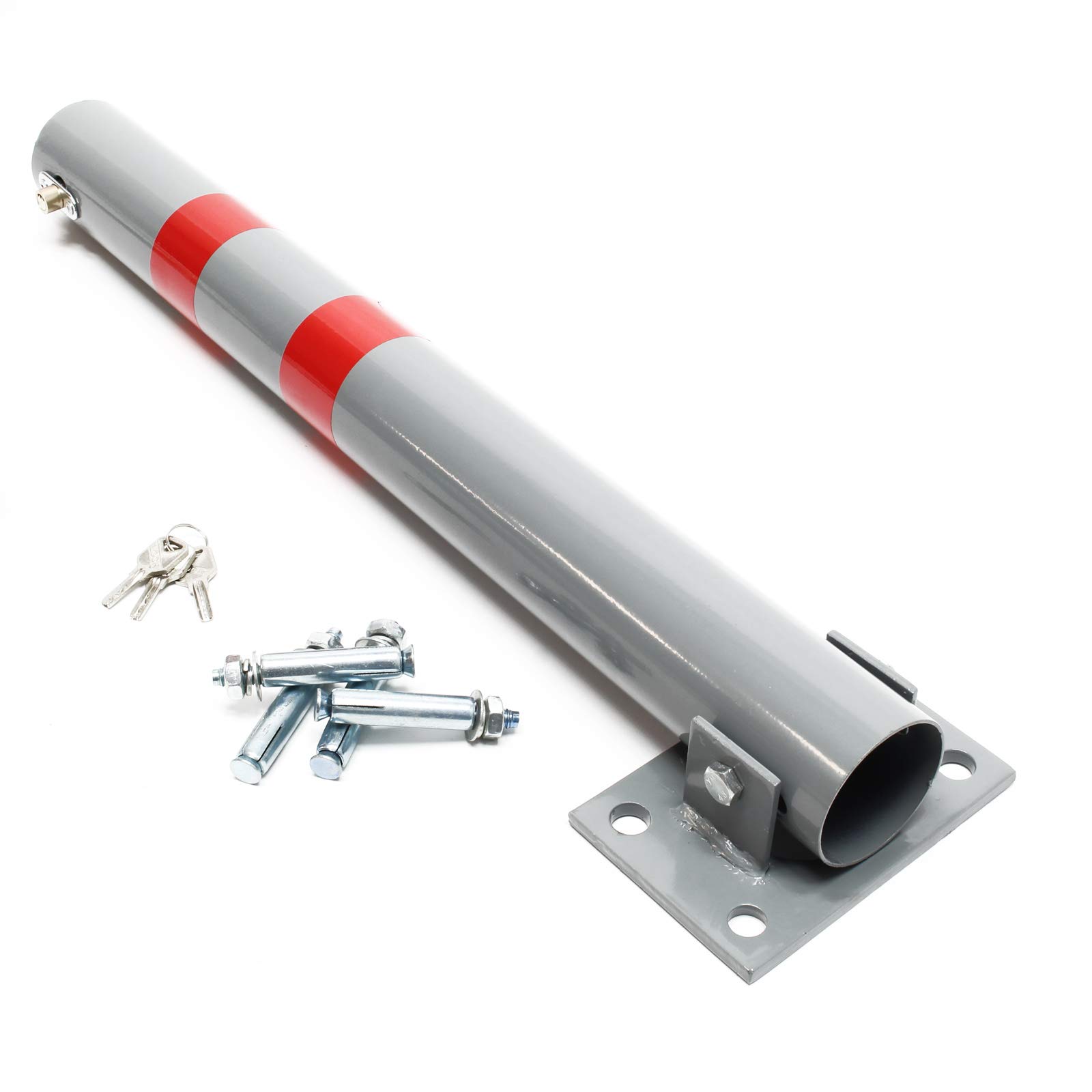 Wiltec Dissuasore Parcheggio Pieghevole 705 mm con Chiave