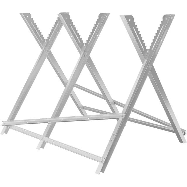 Wiltec Cavalletto Taglialegna Pieghevole 100 Kg Acciaio