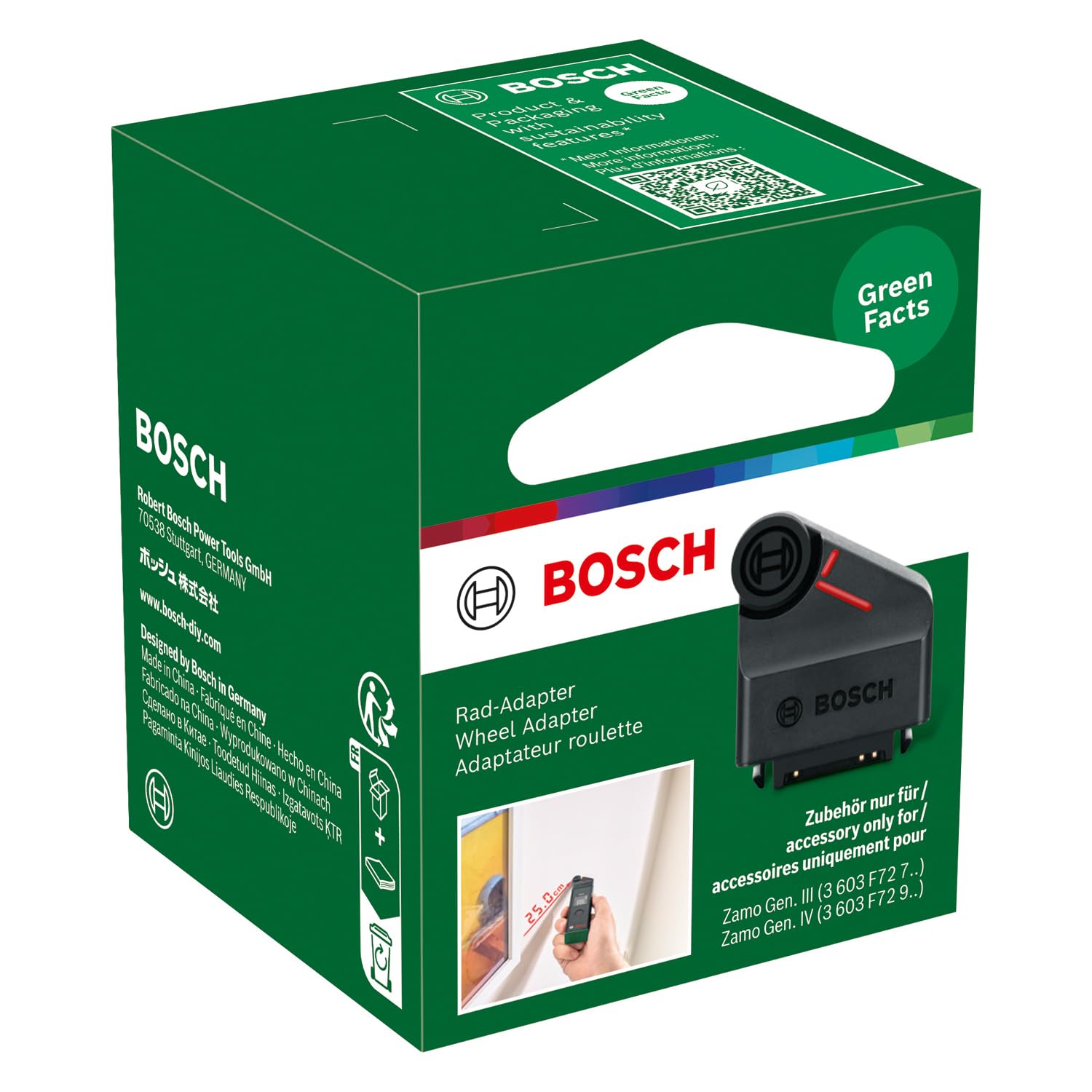 Bosch Zamo adattatore a ruota per distanziometro