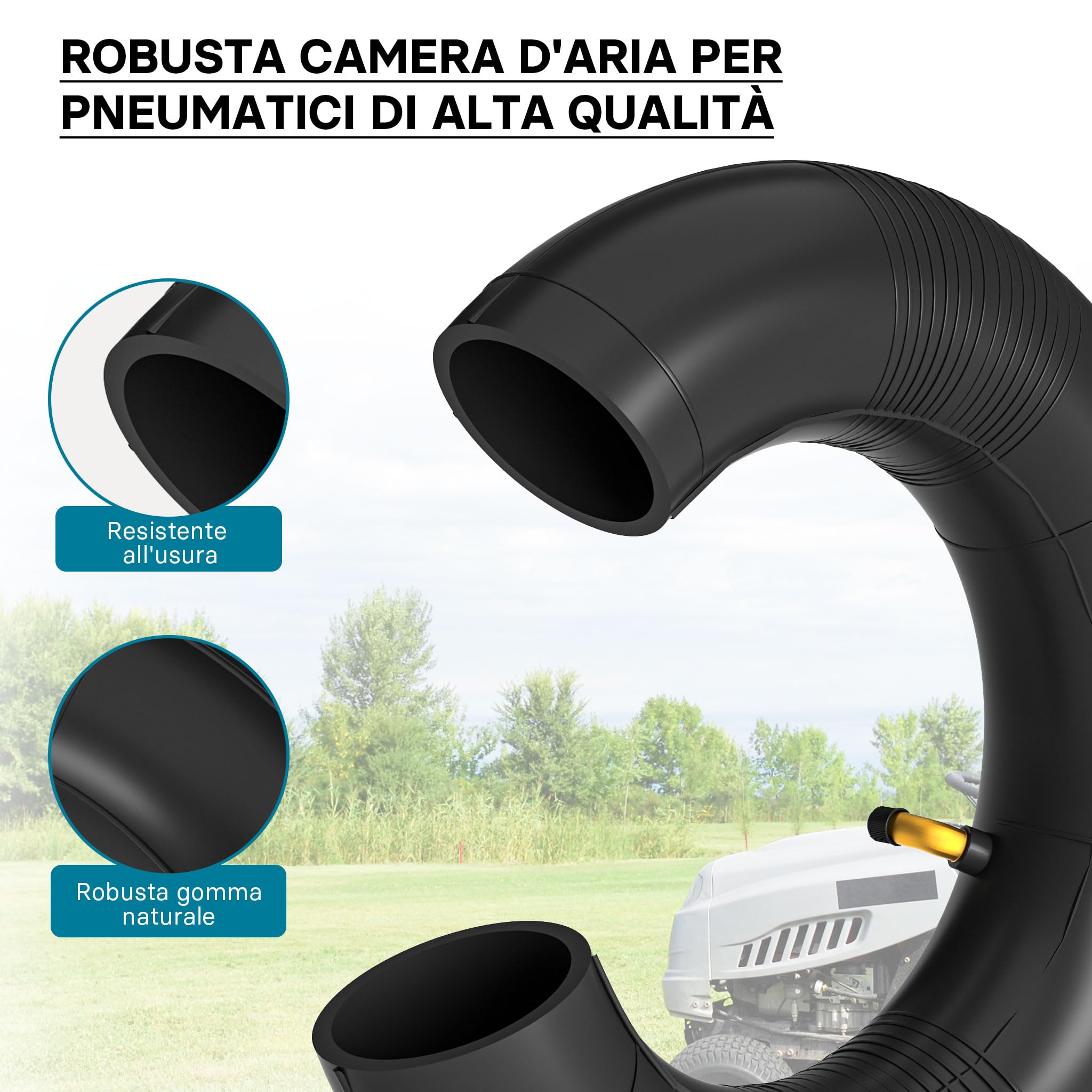 Wiltec Camera d'Aria 3.00/3.50-4 TR87 per Carriola