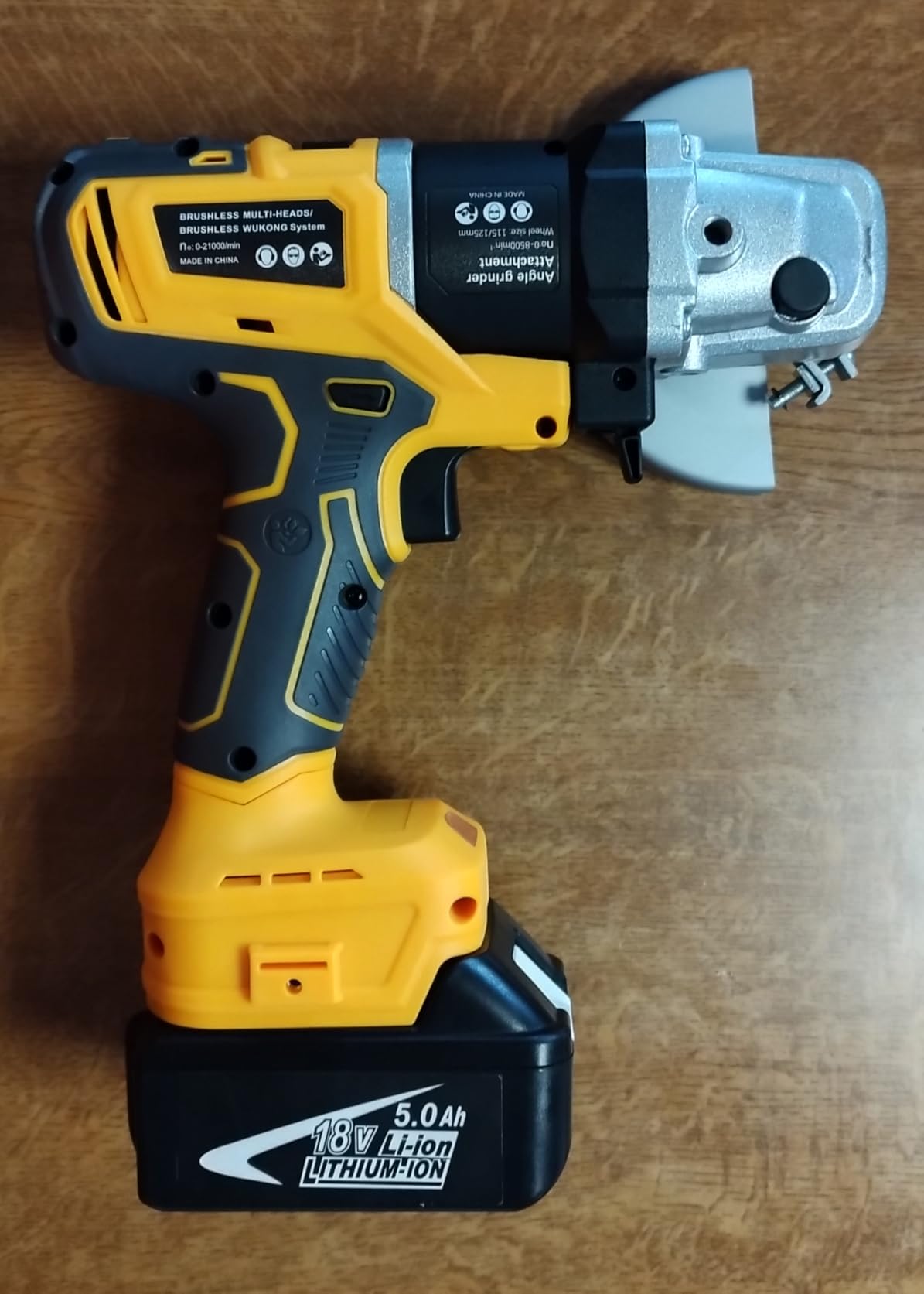 Weytoll Kit Utensili 20V Trapano+Smerigliatrice Senza Batteria