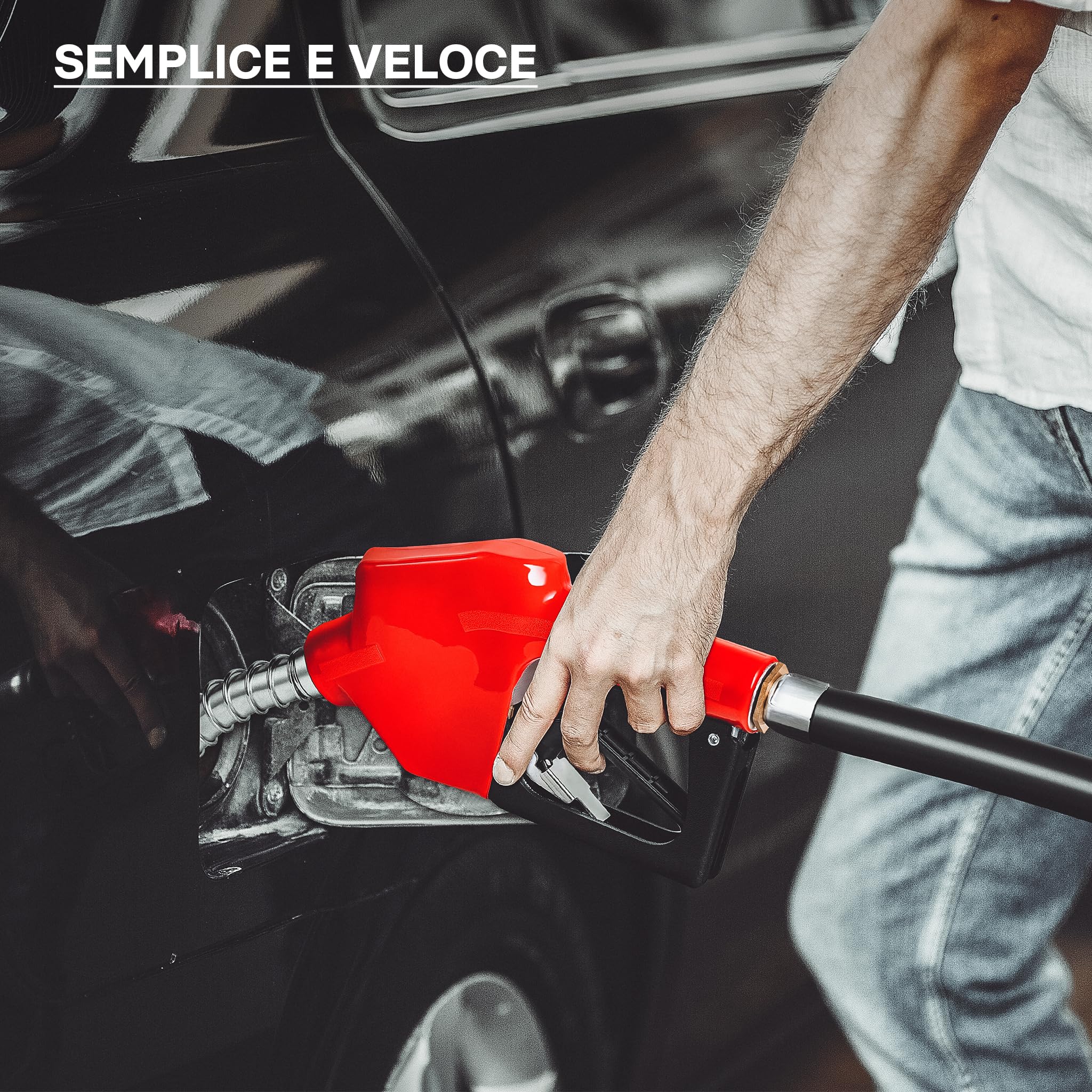 Wiltec pompa travaso gasolio 12V 40 l/min con pistola