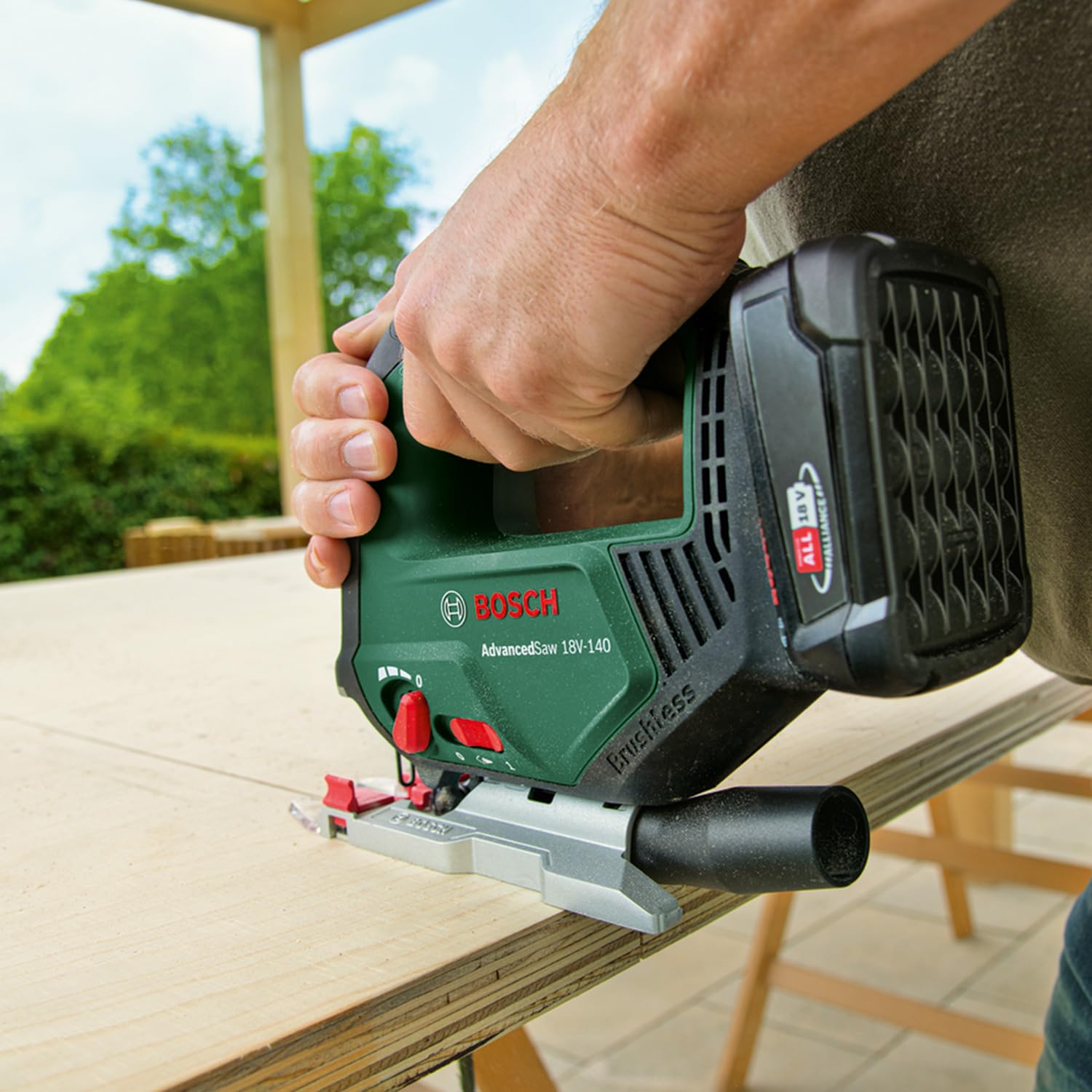 Bosch AdvancedSaw 18V-140 Seghetto Alternativo Senza Batteria