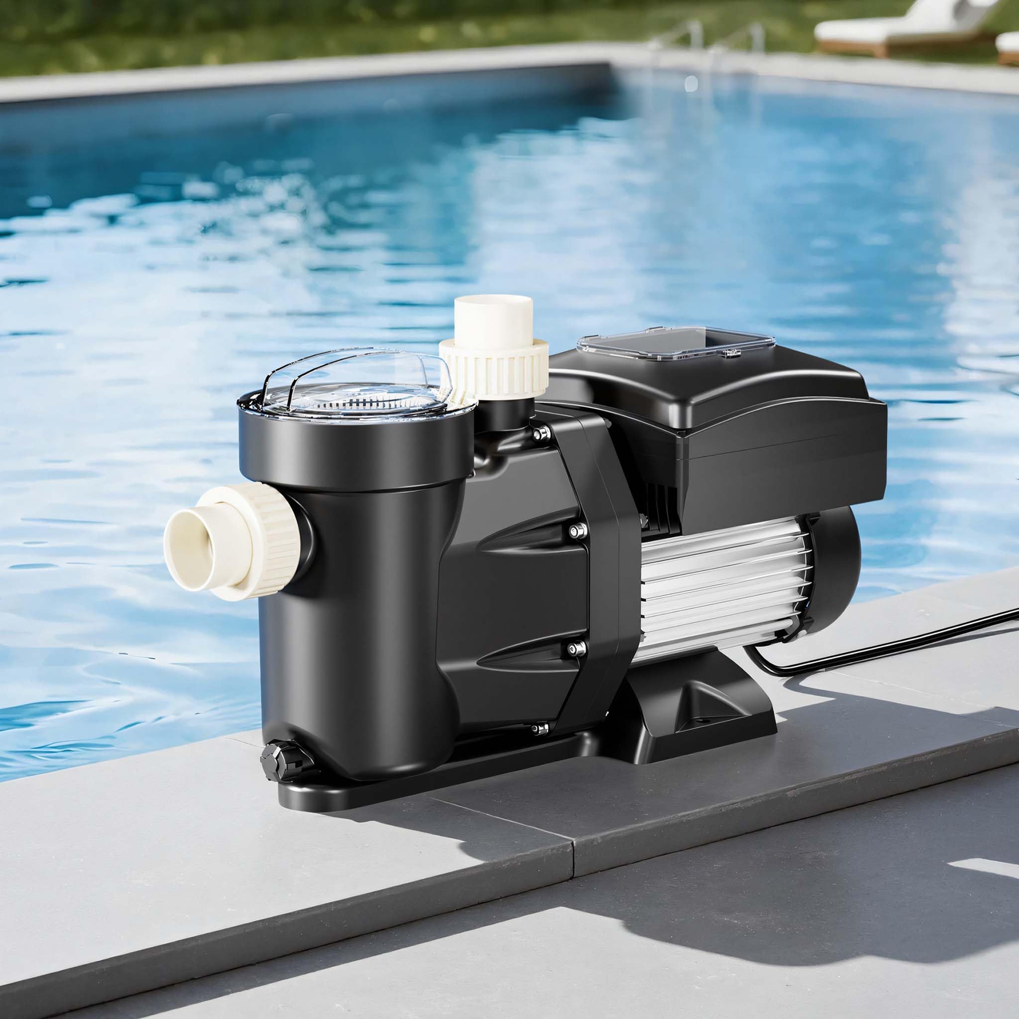 XPOtool Pompa Piscina 750W 21000l/h 17m Velocità Regolabile