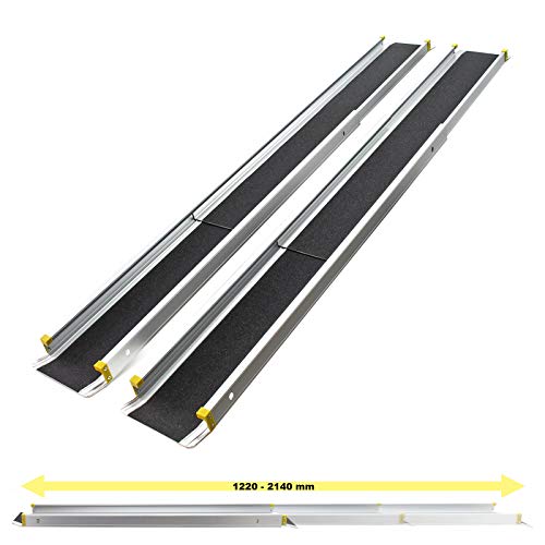 Wiltec Rampe Telescopiche Alluminio 270kg 2pz