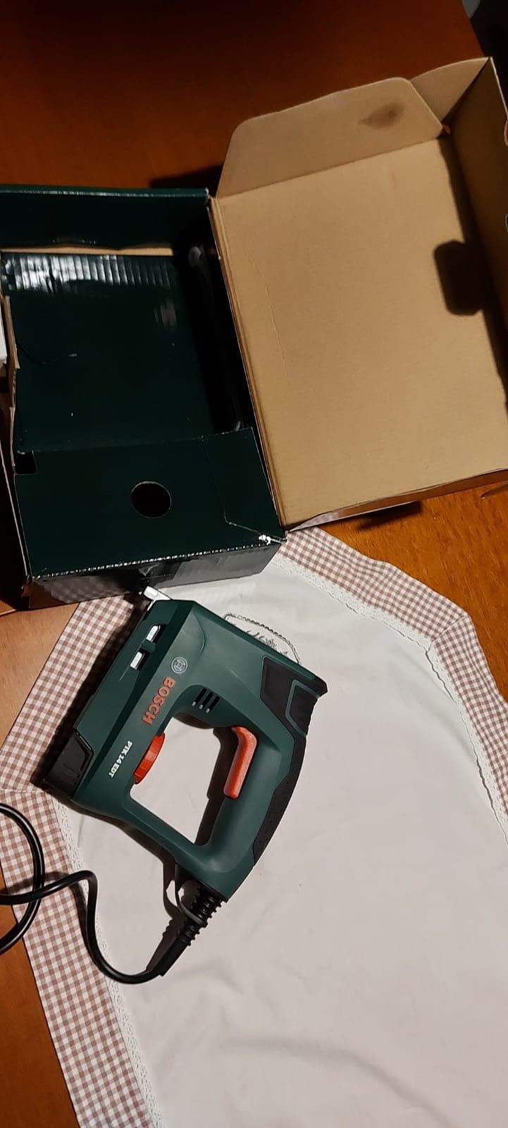 Bosch PTK 14 EDT Graffatrice Elettrica DuoTac Verde
