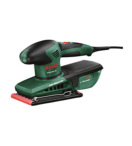 Bosch PSS 200 AC Levigatrice Orbitale 200 W 92x182 mm con Valigetta