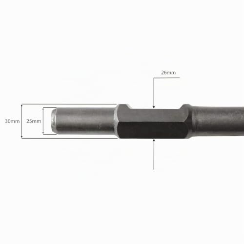 EBERTH Scalpello Piatto 390x30 mm SDS HEX per Demolitore