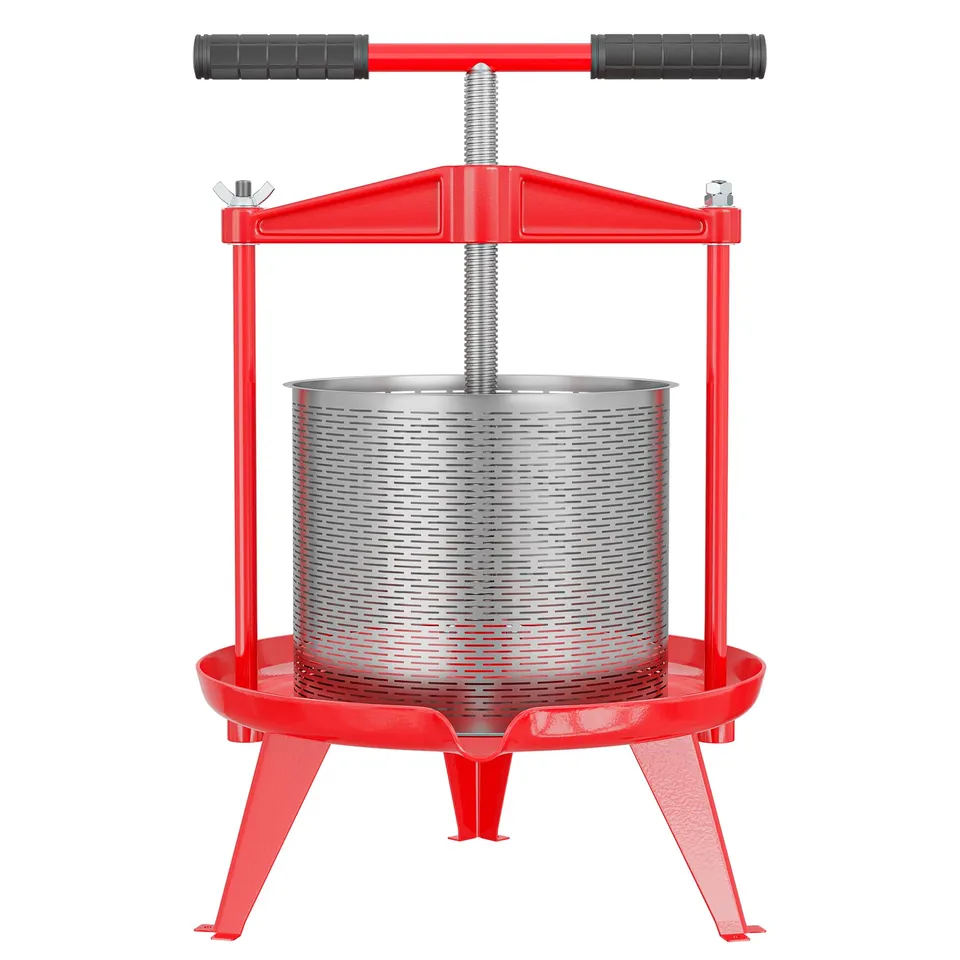 Wiltec Torchio Frutta 14 Litri Acciaio Inox con Treppiede