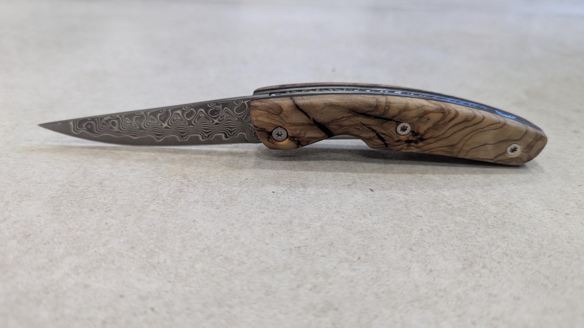 Weytoll Billetta acciaio damasco 220x30x3 mm coltelli
